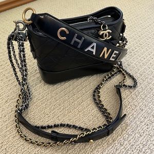 Chanel small Gabrielle hobo black